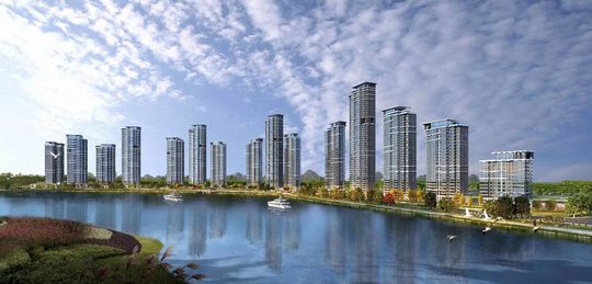 天府新区又新出一个网红楼盘,天府新区首创禧瑞锦江楼盘