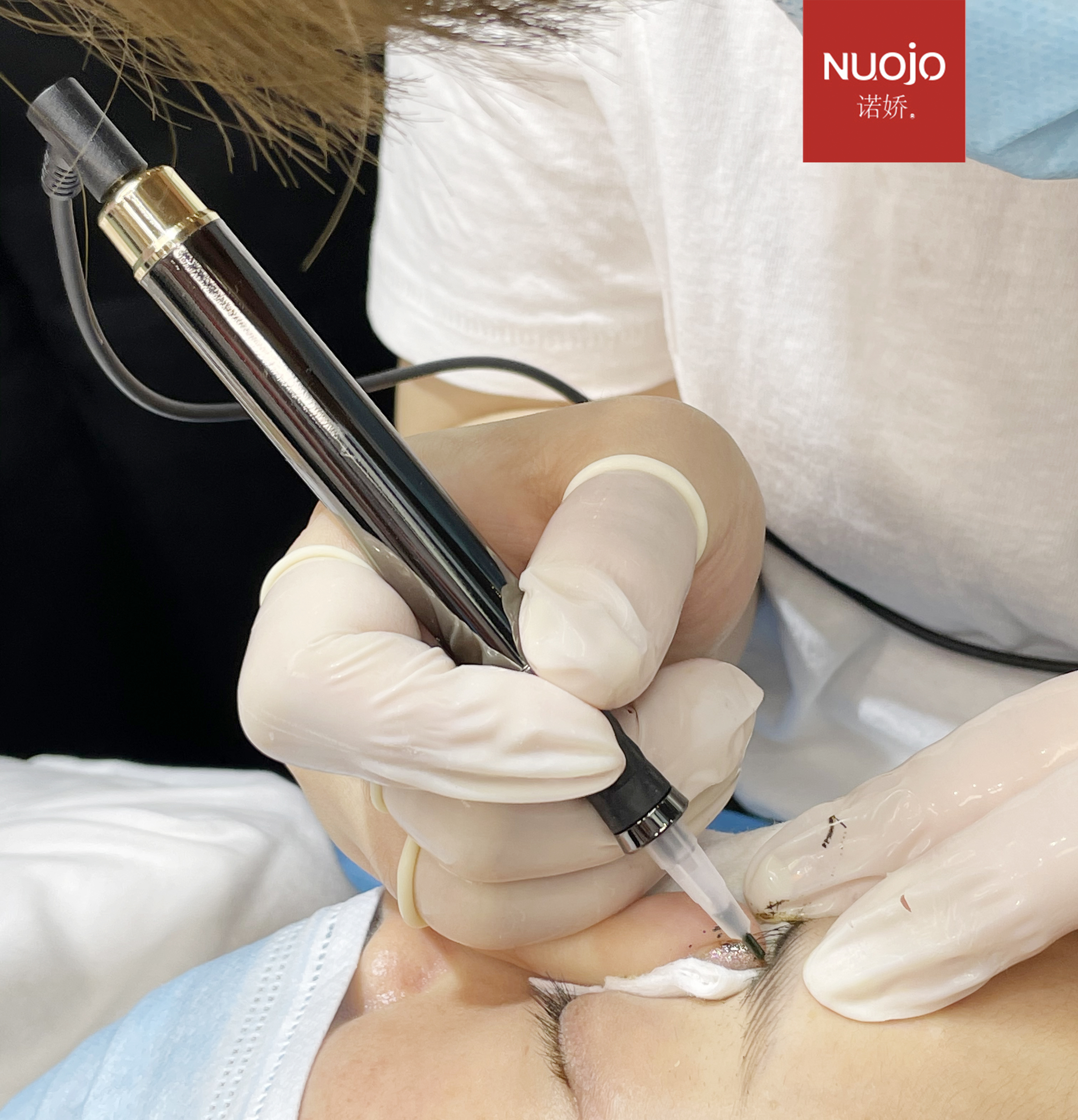 纹绣机器纹眉的技巧,小白学纹绣入门零基础机器纹眉