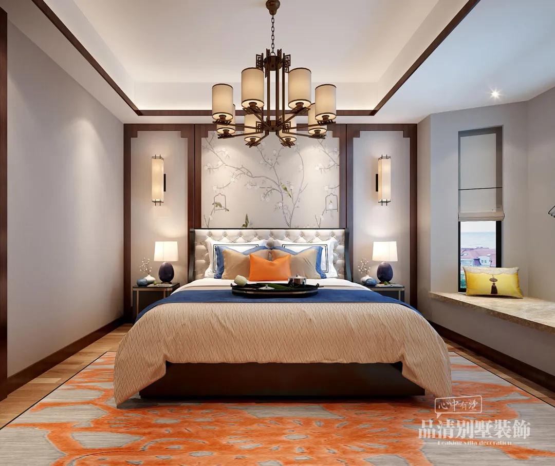 轻奢新中式风格装修效果图,新中式轻奢风格柜子效果图