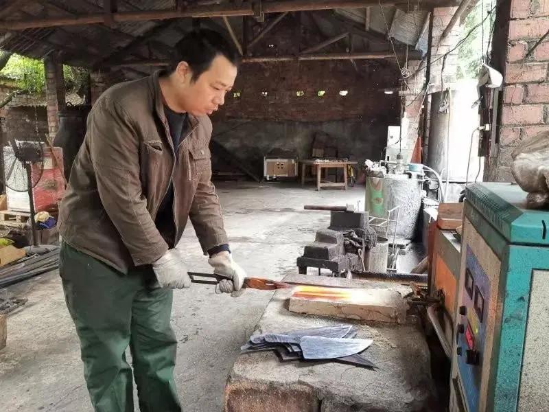 非遗祖传锻打菜刀,新郑非遗李记菜刀