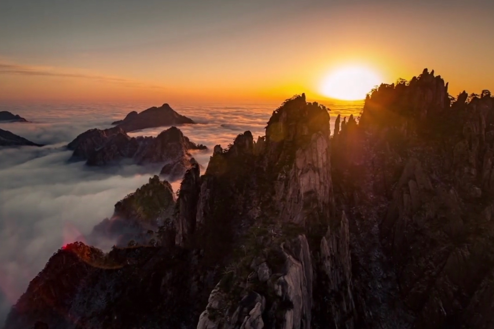 黄山为什么有日出和日落,黄山怎么才能看到日出