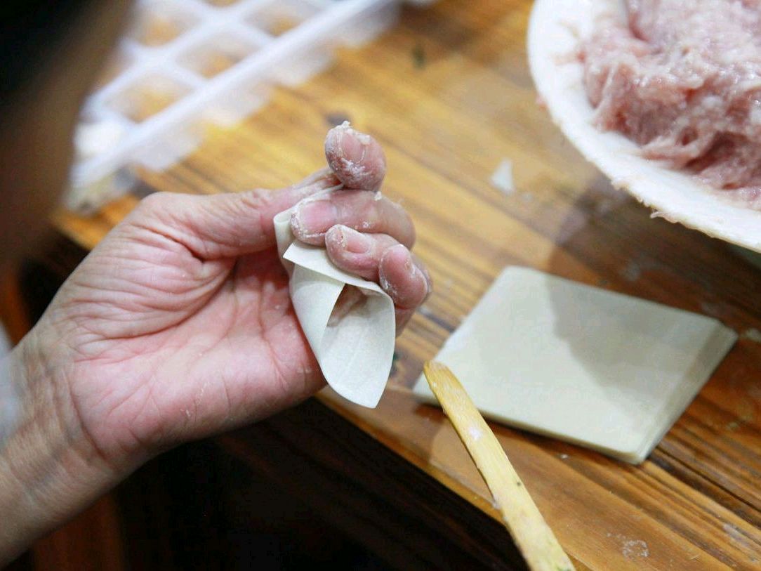 馄饨皮的吃法馄饨的10种花样包法,馄饨皮怎么做早餐30天不重样菜谱