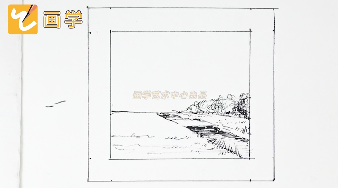 简单又好看的风景画教程,一学就会的风景画你学会了吗