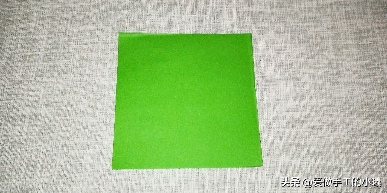 折纸树叶书签制作方法,折纸教程可爱小书签