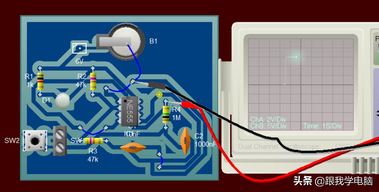 单开关控制一个灯的程序,单按键控制灯