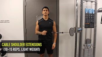 增肌训练前的热身,练前如何热身肩膀