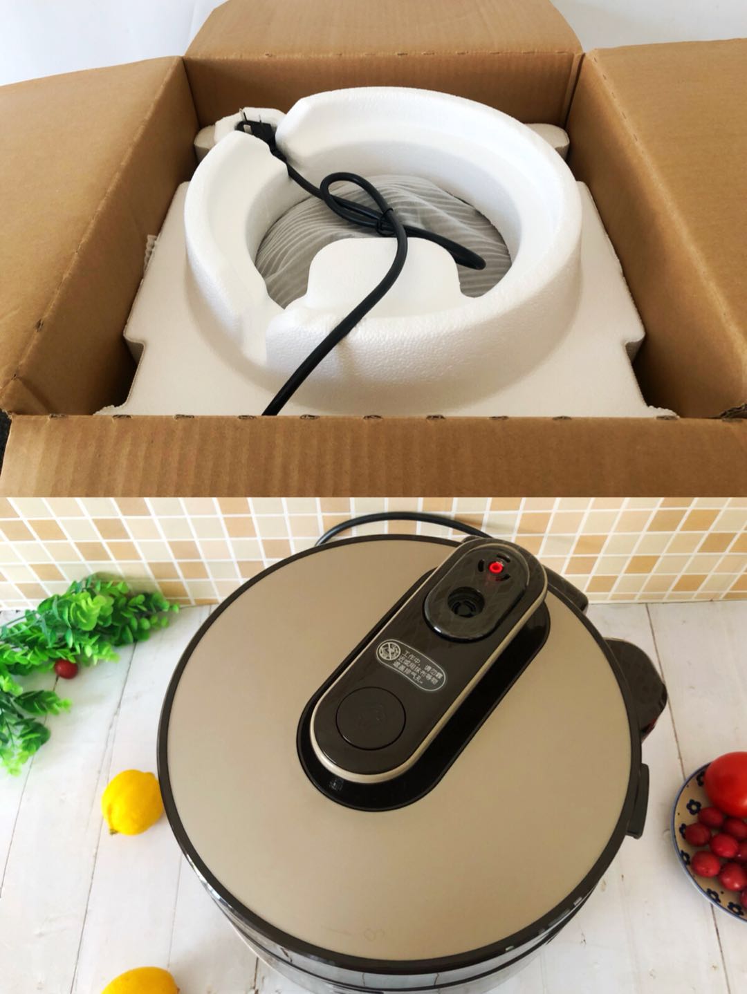 美的圆釜灶的电压力锅,美的电压力锅精钢厚釜炖肉