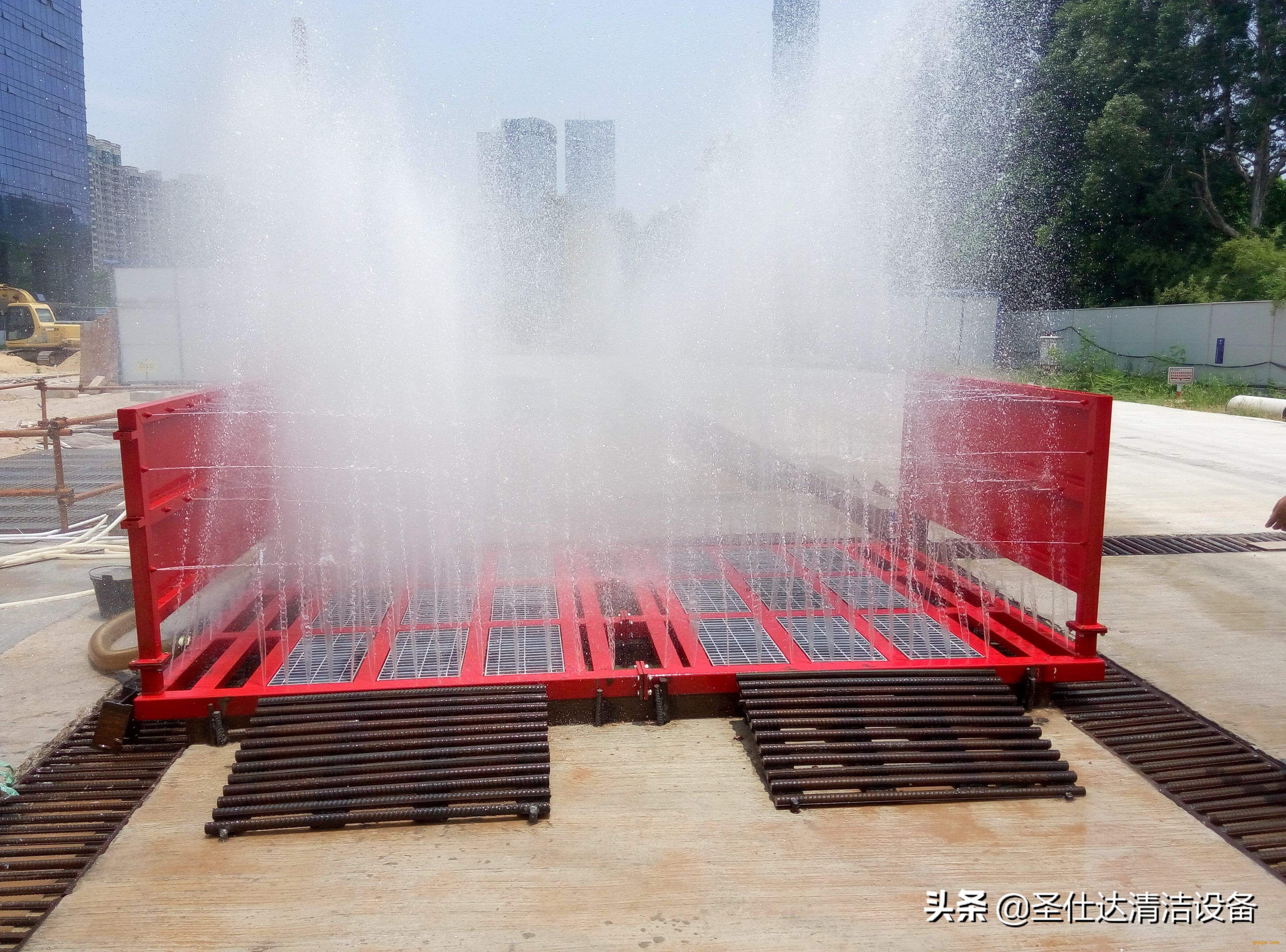 工地自动洗车机水是循环利用的吗,煤场全自动洗车机