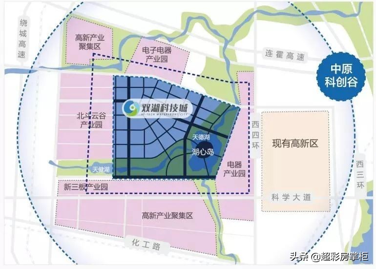 郑州高新区双湖科技城12月房价,双湖科技城和滨河国际新城哪个好