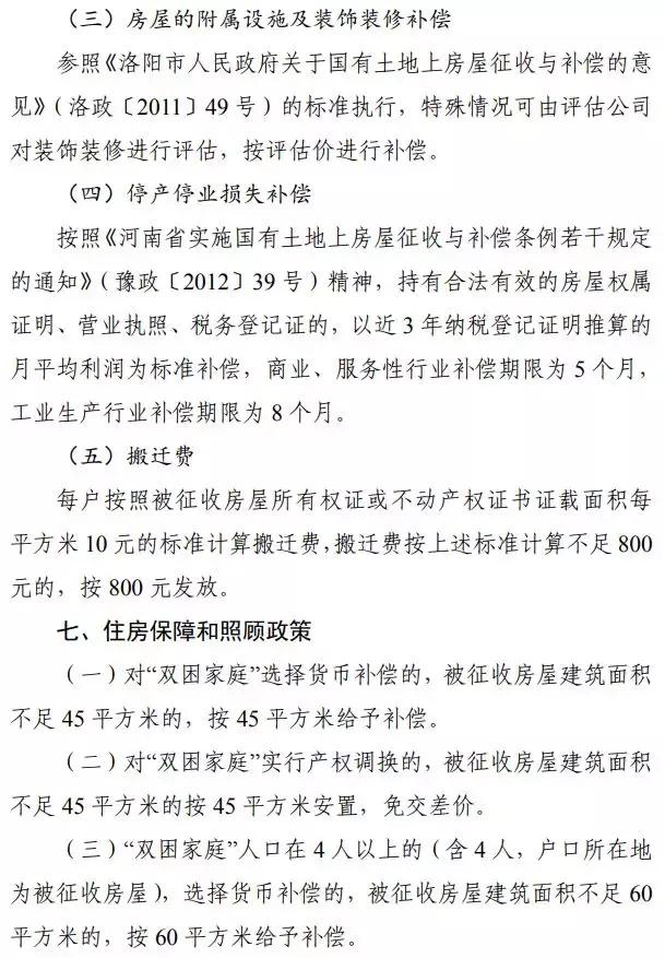 西工区的拆迁补偿标准,洛阳西工体育场片区拆迁补偿标准