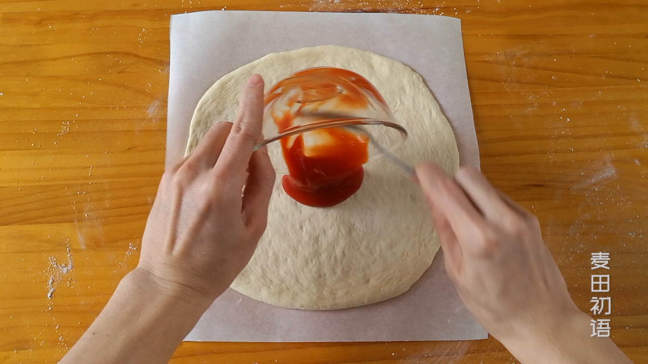 简单易学的披萨饼胚教程,意式超薄披萨饼胚家庭做法