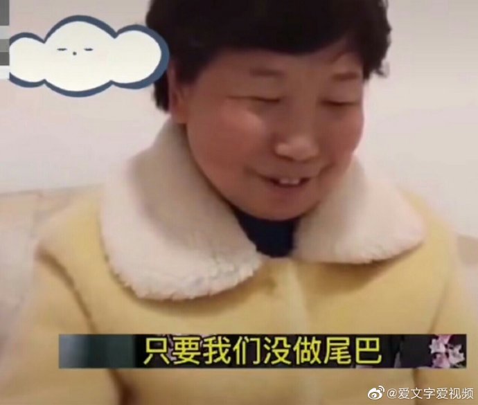 杜妈视频里说，只要我们没做尾巴的事就行，有人问尾巴是什么意思