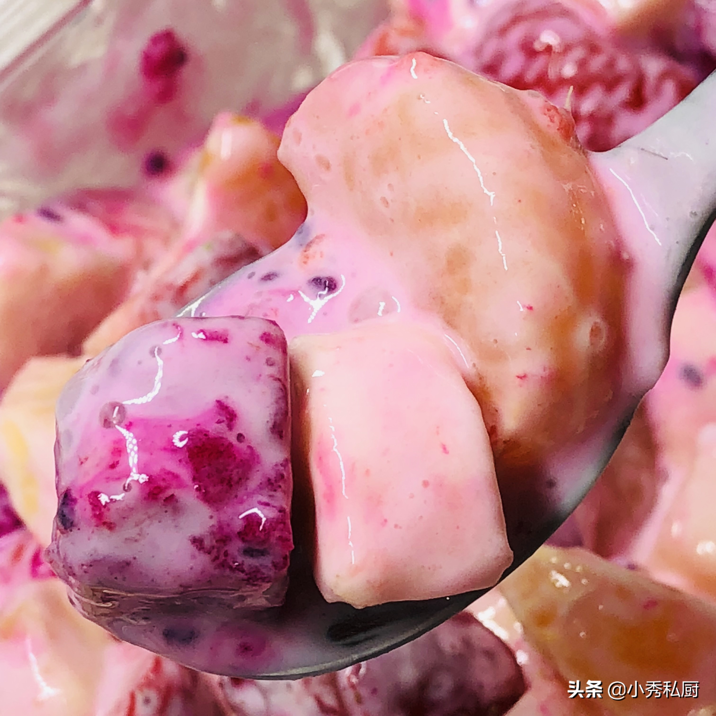 酸奶水果减肥做法大全,酸奶水果捞多种酸奶口味怎么做