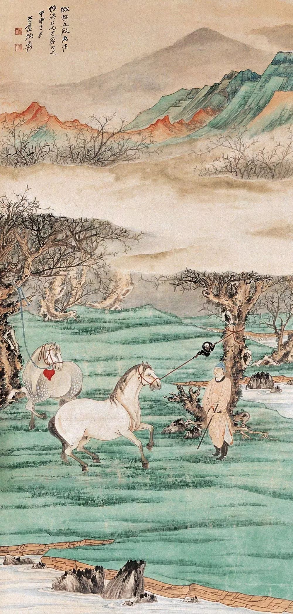 张大千经典十幅,张大千100幅经典作品