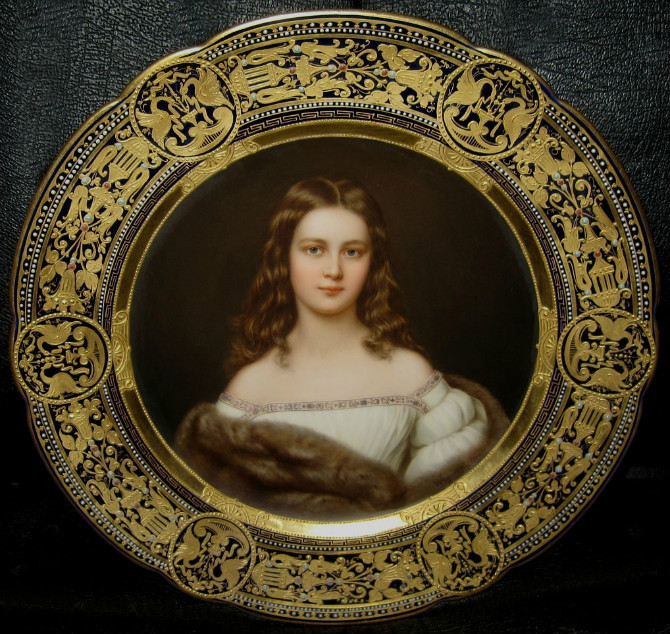 欧洲人物瓷板画,欧洲油画经典肖像画