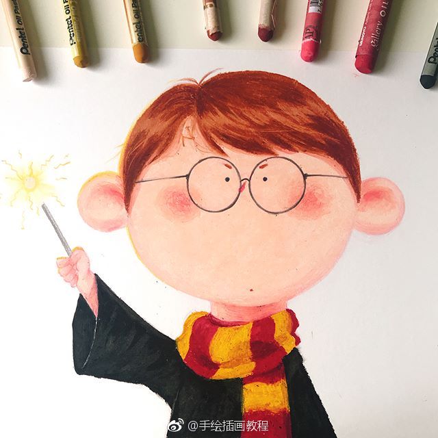 惊艳油画棒作品,超美油画棒作品