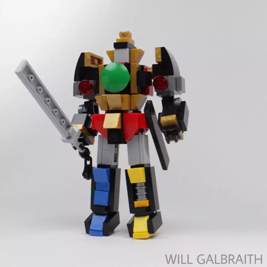 lego乐高moc作品欣赏迷你机甲系列,lego乐高小世界