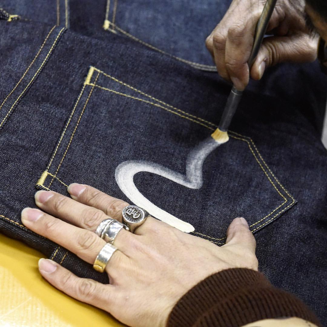 日本福神evisu卫衣,冠希哥潮牌店