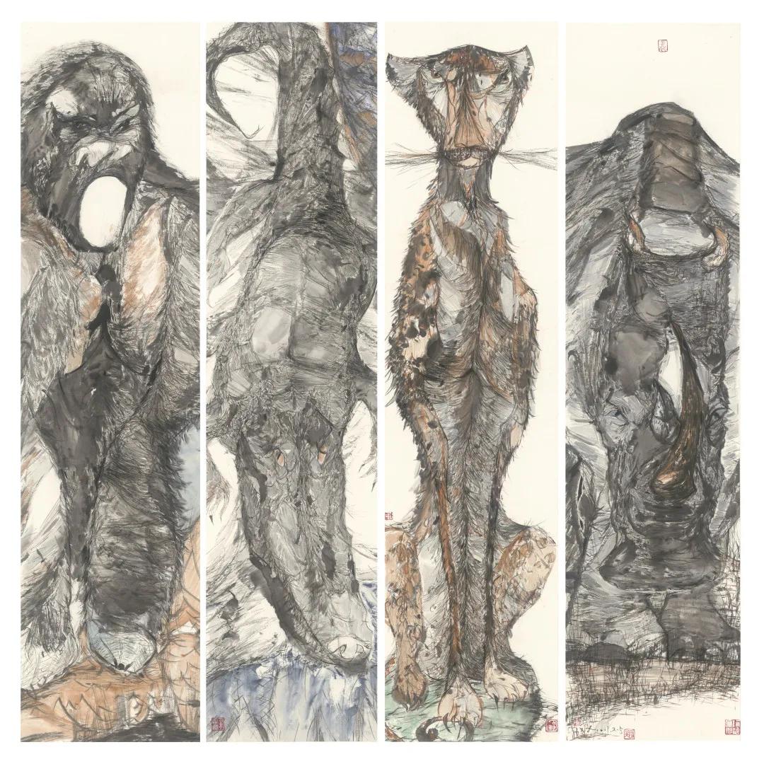 赵怡文中国画作品展,江苏书画院名家