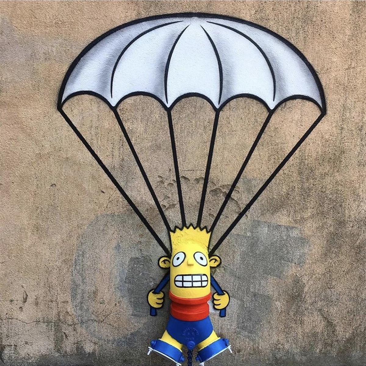 创意水管墙绘,水管彩绘简单又漂亮