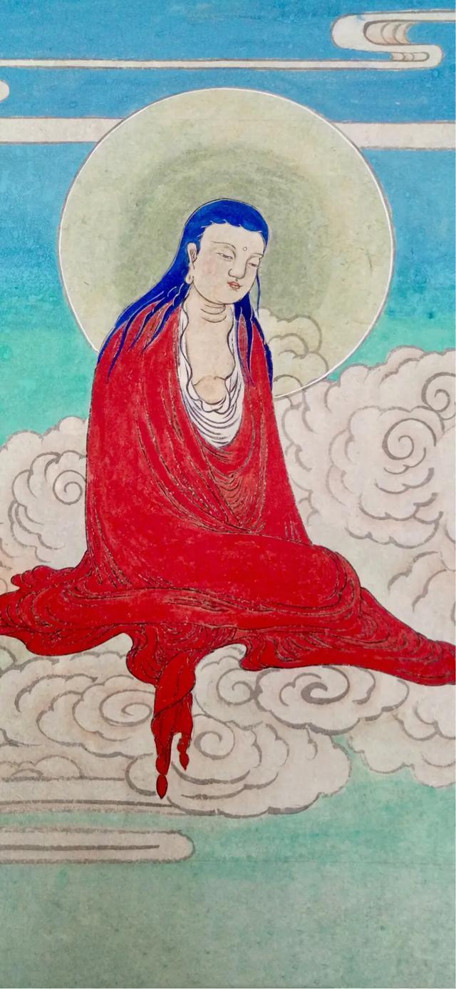 观音菩萨三十二像工笔画,观世音菩萨画像工笔画