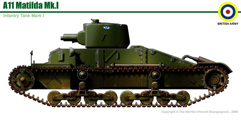 二战英国玛蒂尔达坦克,玛蒂尔达坦克的原型