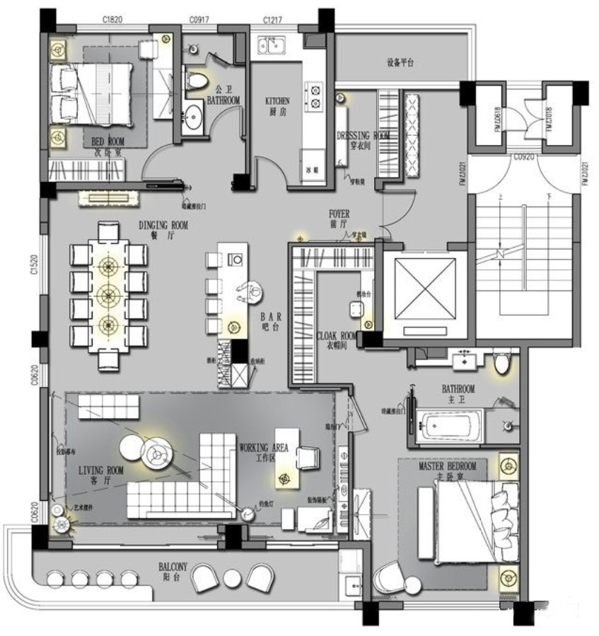 室内设计7种空间构成手法,玩转室内设计平面方案