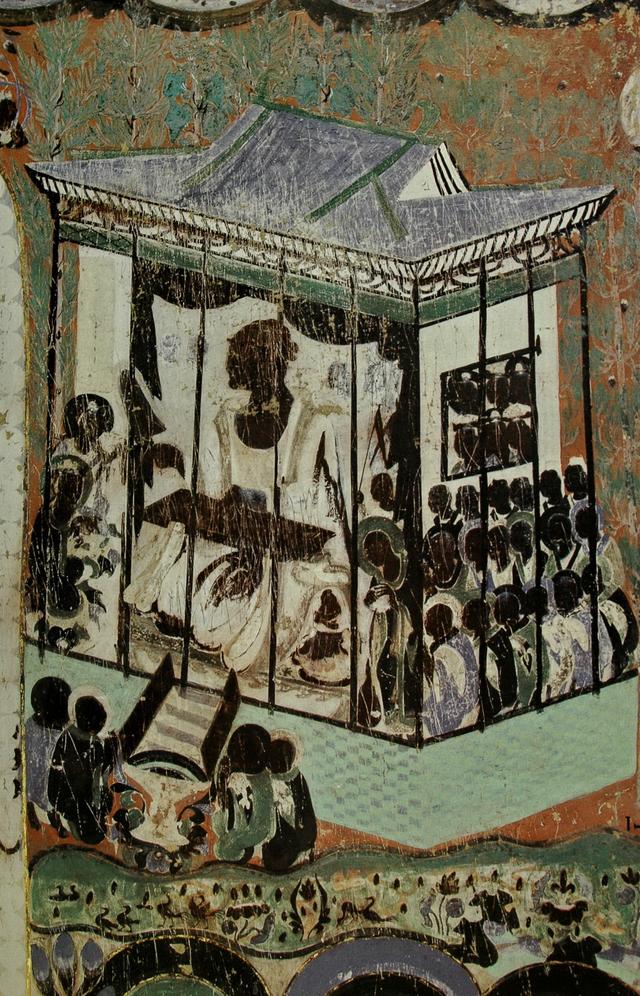 敦煌壁画320窟赏析,敦煌莫高窟420窟壁画