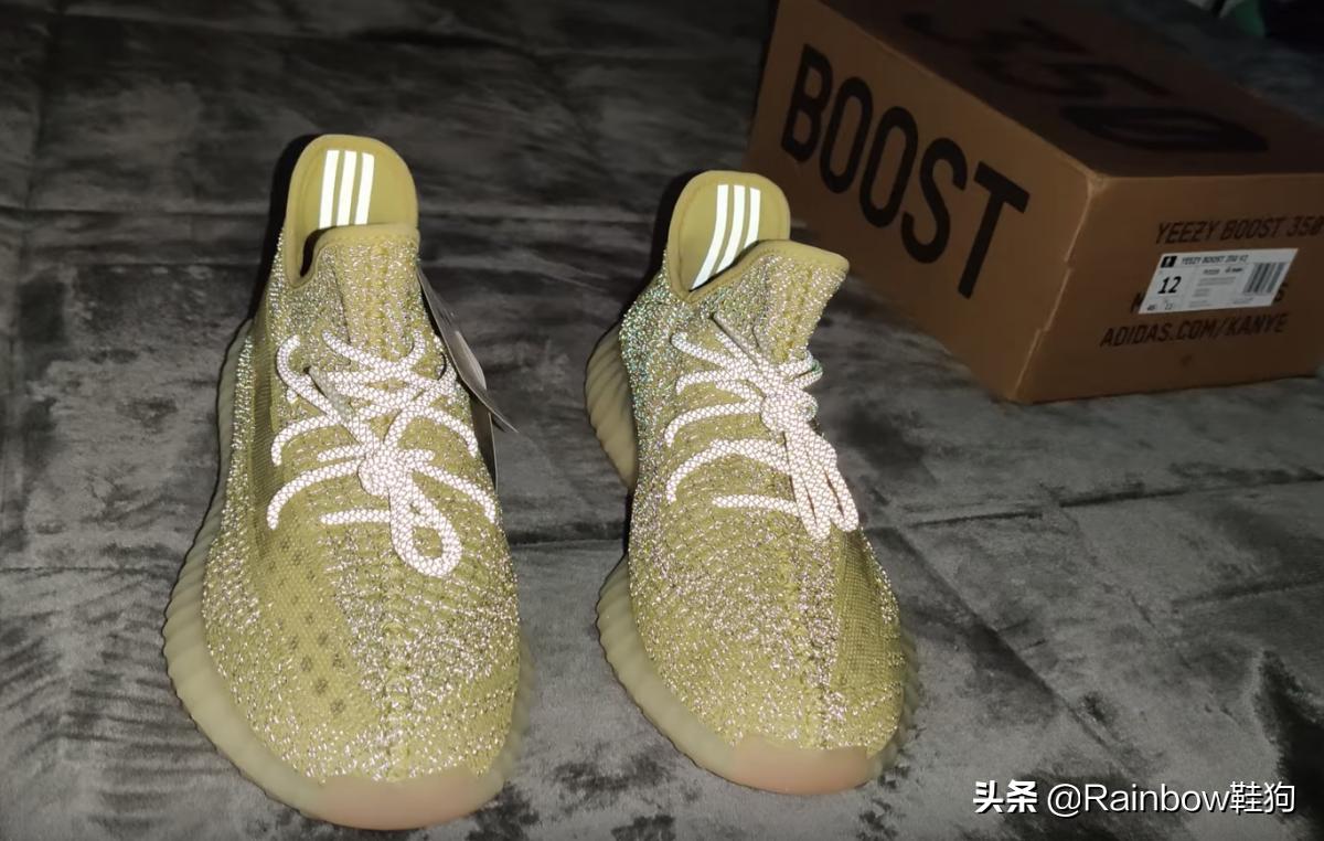 yeezy350天使美洲限定测评,yeezy350欧洲限定和尾灯什么区别
