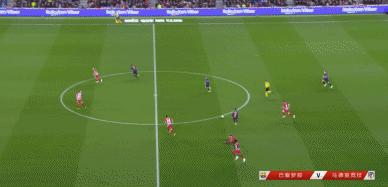 梅西勺子晃过奥布拉克,18年梅西5秒连续晃倒三人