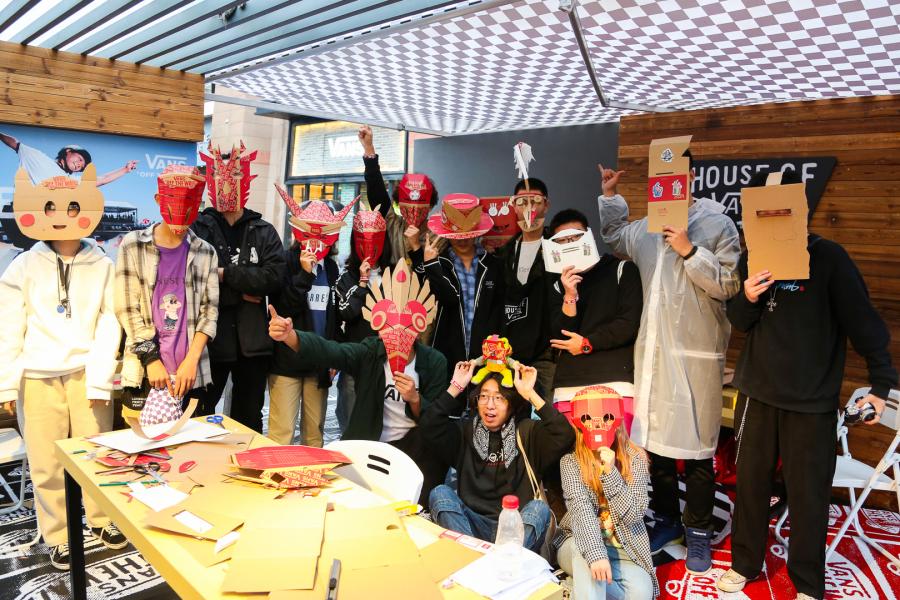 vans韩国艺术家,vans中国风插画