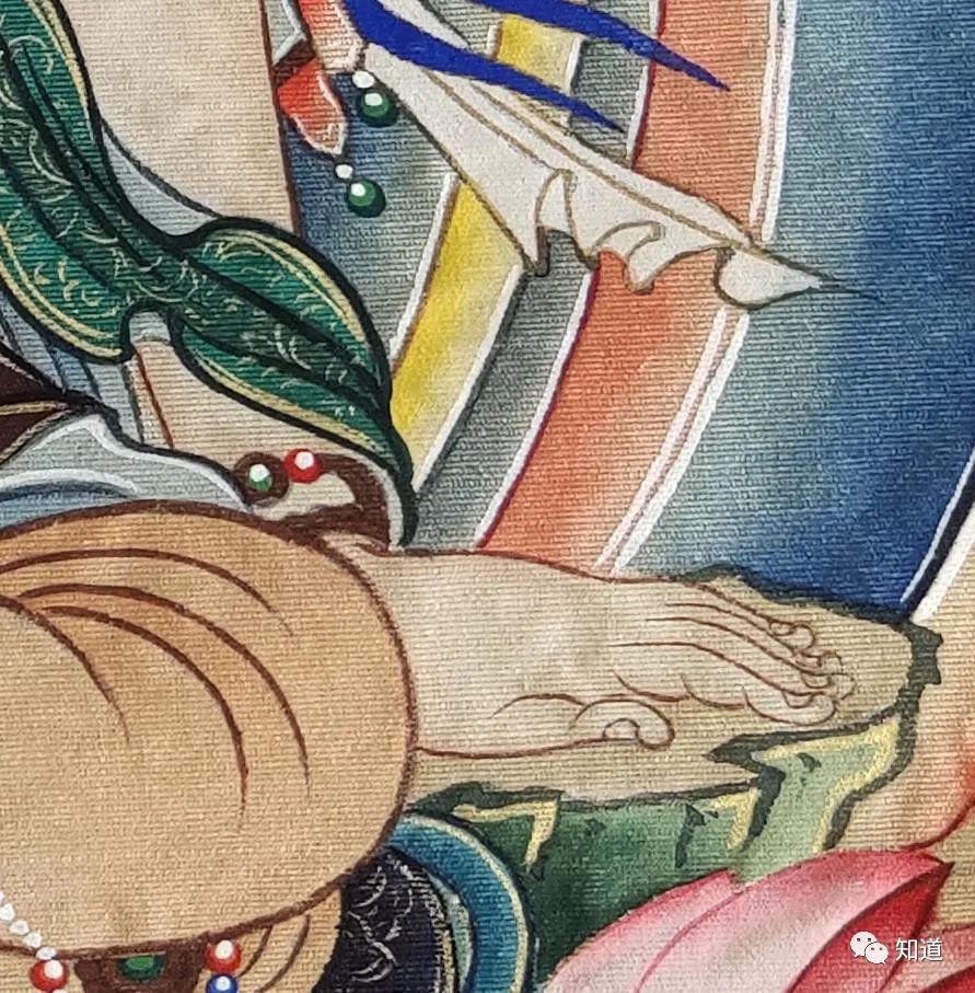 郑小语佛画作品,知道书画