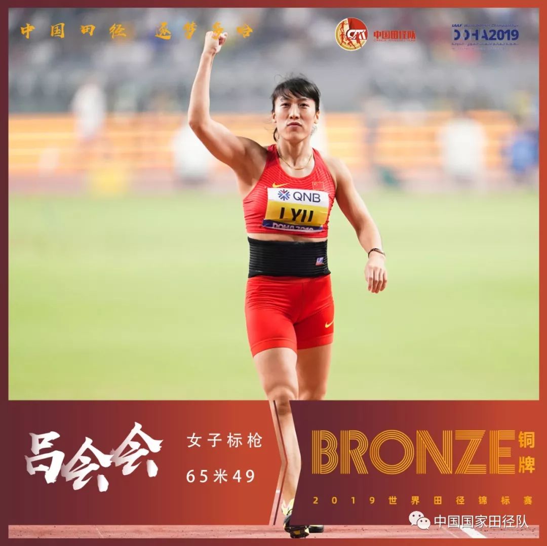 创历史最好成绩,2019多哈世锦赛奖牌榜全部