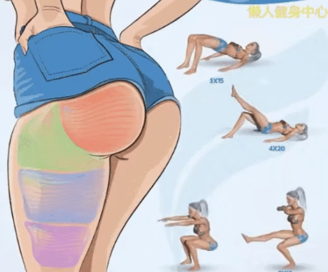 臀部不够圆怎么练,臀部翘不粗腿训练动作