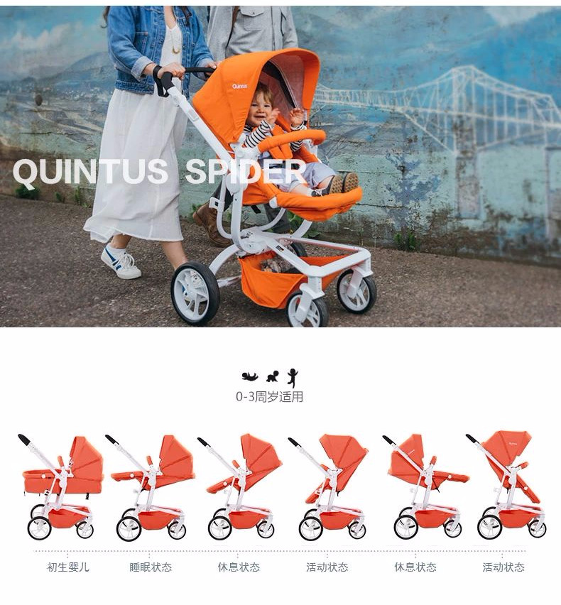 十大口碑最好的婴儿车0-6岁,颜值与功能并存的高景观婴儿车