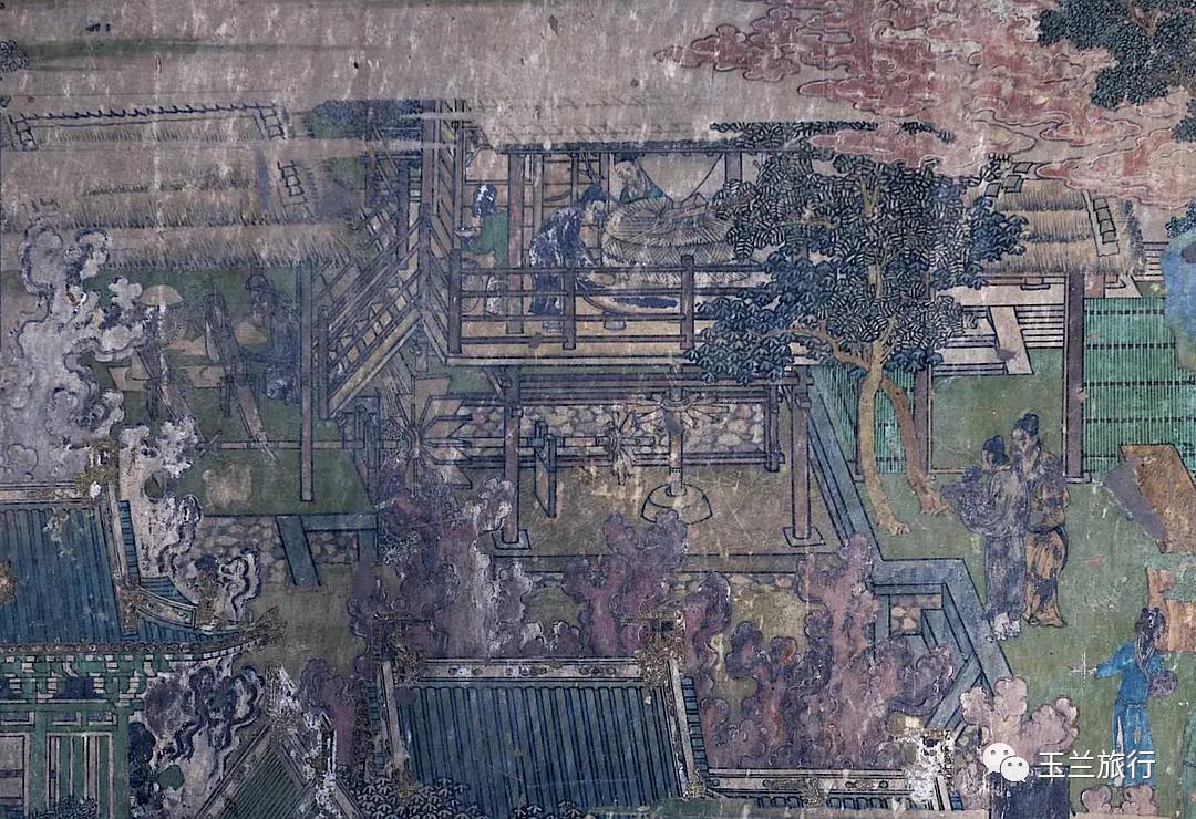 清明上河园真人壁画,清明上河图浮雕壁画