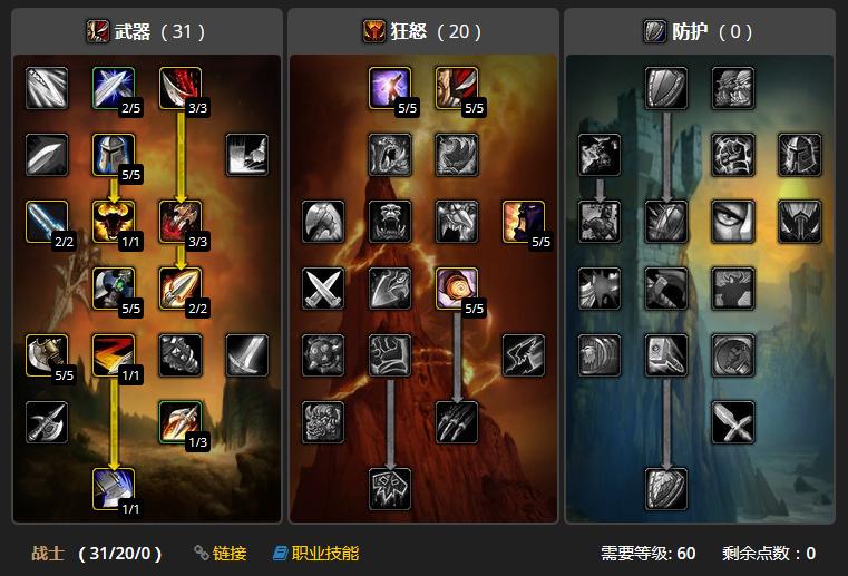 怀旧服tbc增强萨练级天赋,魔兽世界怀旧服战士升级攻略天赋