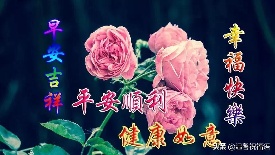 早上好温馨靓丽问候语图片,星期天早安问候语图片高清