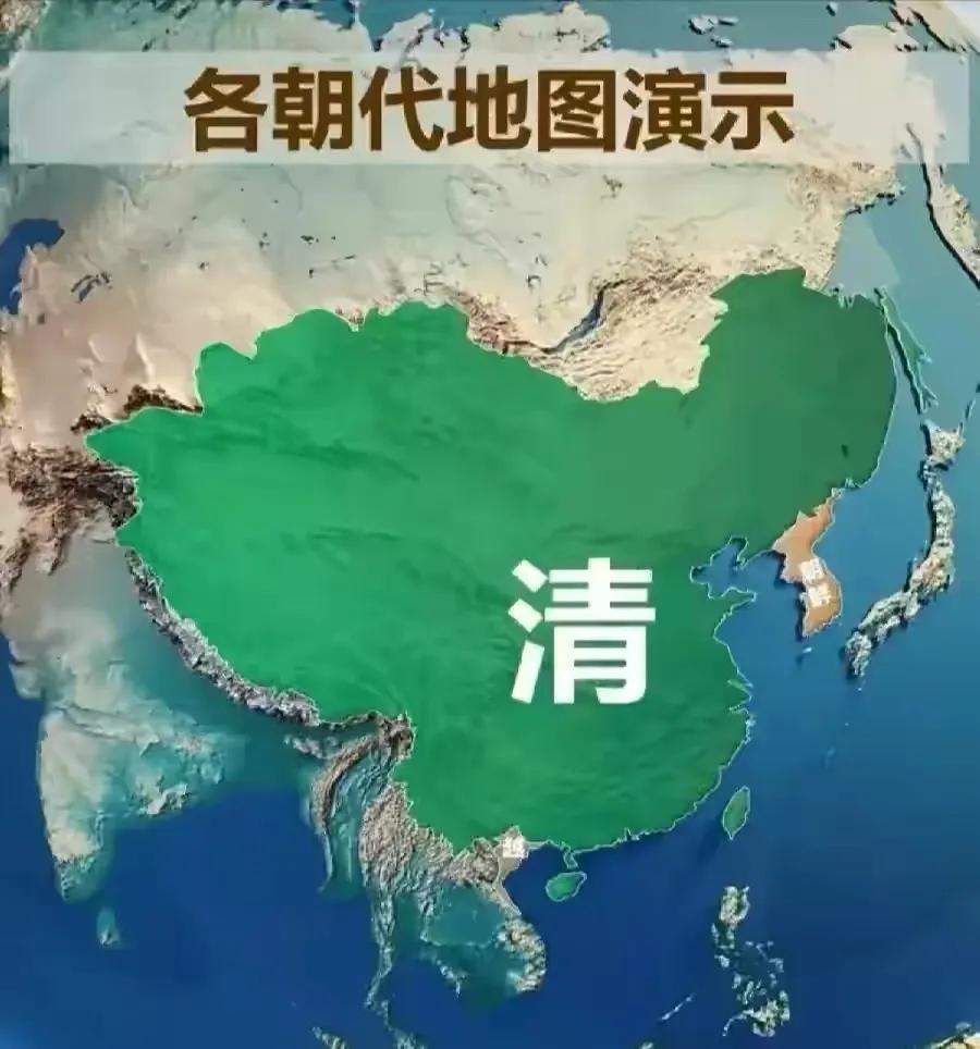中国历朝历代哪个版图最大,中国历朝历代版图变化全过程