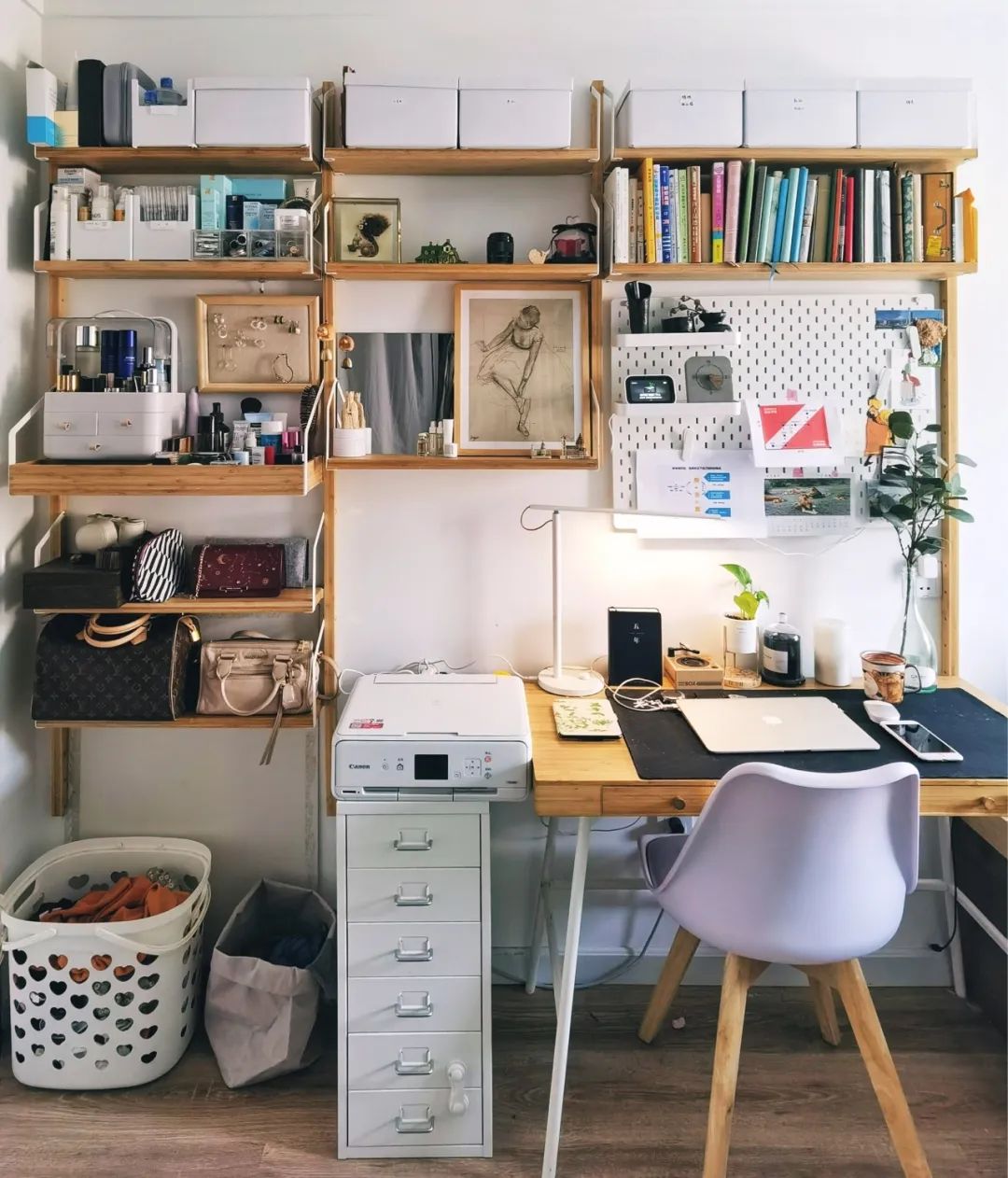 44㎡住三代人，采光差、厨房小都被解决，她家的空间榨干术太绝