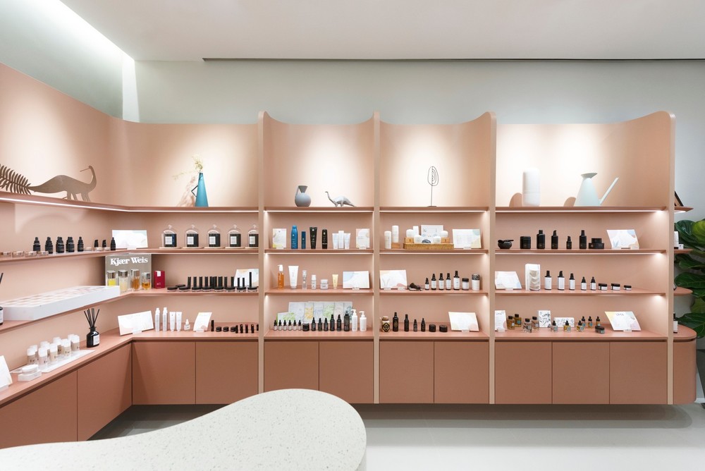 42㎡香港BeautysaurOrganics美妆旗舰店设计|BeanBuro