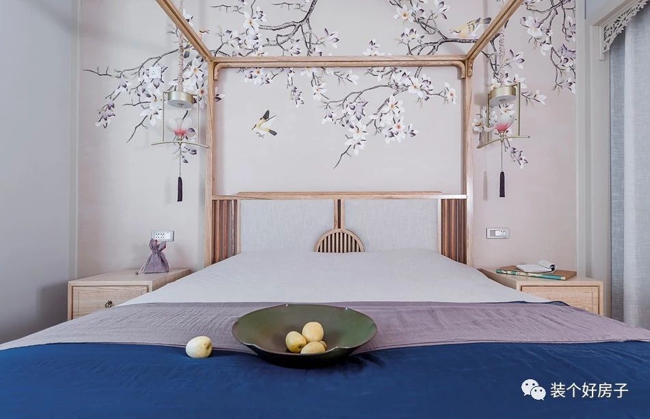 禅意新中式极简茶室风格,原木色书房客厅茶室一体化效果图