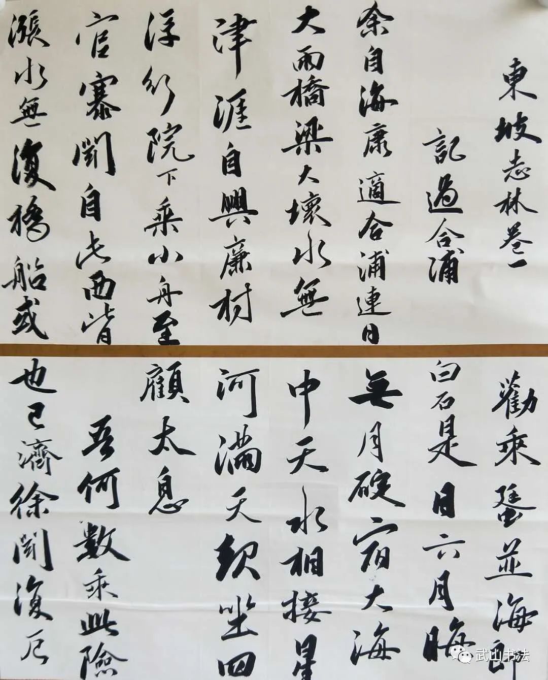武山县首届行草书研究展「第十八期」（入展白丽平、史佳杰、兰彪）