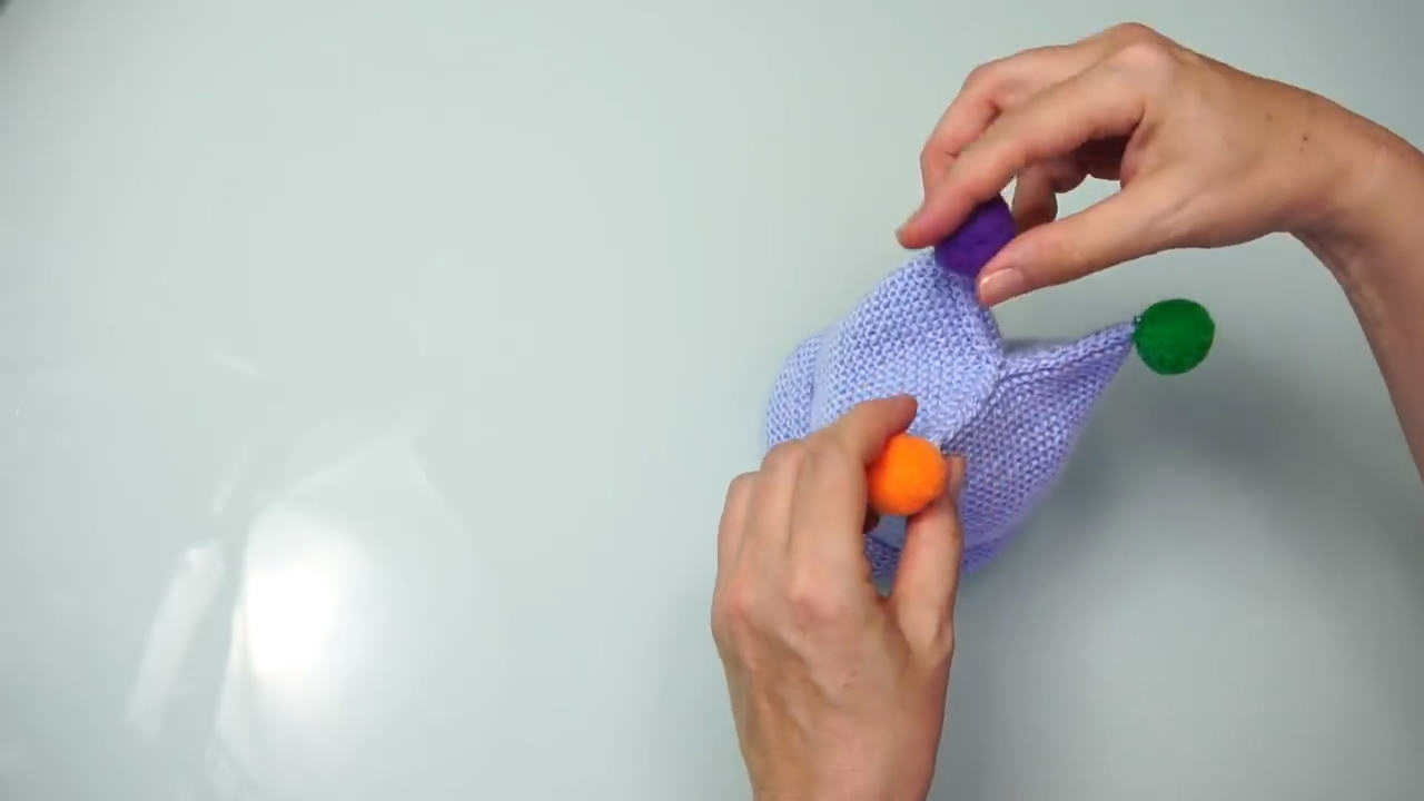 毛线手工编织婴儿帽,宝宝毛线帽钩织全过程