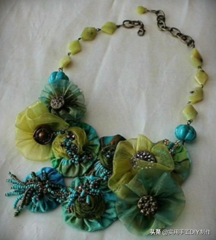 颈饰diy教程,漂亮的颈部装饰品