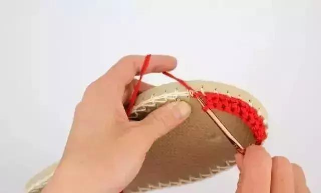 夏天钩的凉鞋,钩一款金鱼休闲凉鞋