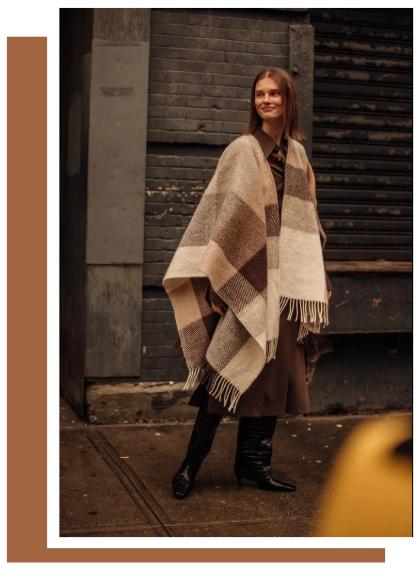 围巾好看百搭的系法,围巾百搭又洋气怎么戴