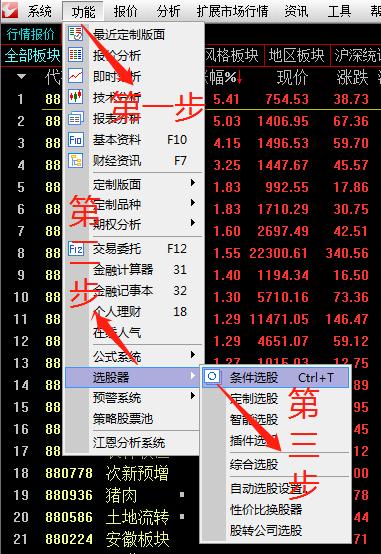 通达信最全选股器大全,通信达选股公式指标合集