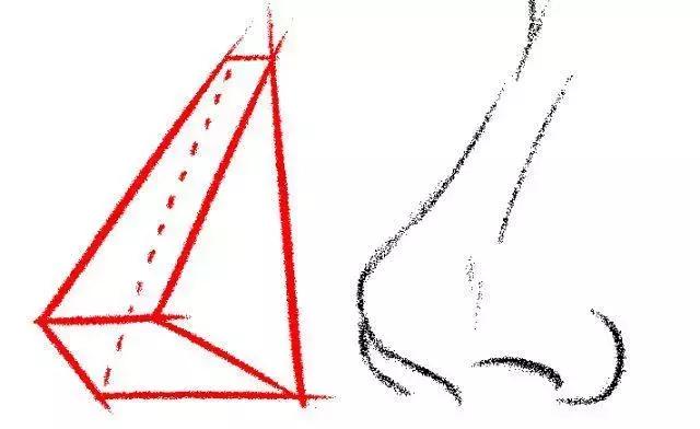 鼻子怎么画挺拔教程,鼻子怎么画简单又漂亮图片
