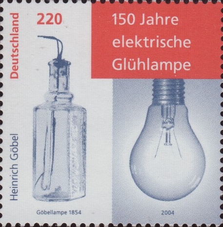 亨利戈培尔电灯,亨利戈培尔发明电灯